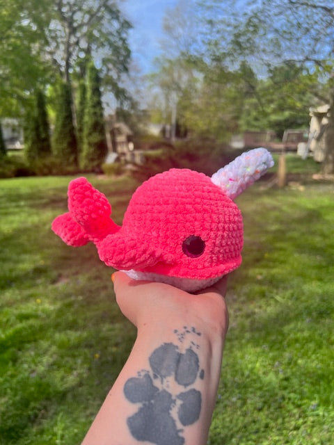 Neon Pink Narwhal
